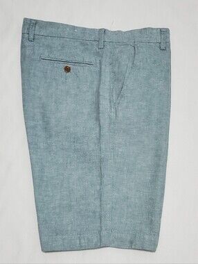 J. Crew Rivington Linen Cotton Blend Shorts 34 Waist